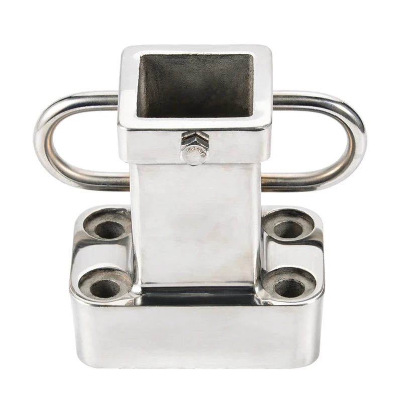 Fits LX570 Stainless Steel 2-Inch Traction Square Mouth Towig Device Automotive Trailer Hitch New 7000LBS Max Payload 1