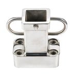 Fits LX570 Stainless Steel 2-Inch Traction Square Mouth Towig Device Automotive Trailer Hitch New 7000LBS Max Payload 1