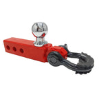 New High Quality Aluminum Alloy Trailer Hook U-shackle Steel 50mm Ball Hitch Off-road Refit Parts Tow Hook Accessories 10000lbs 4