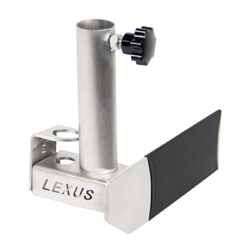 Fits GX400/460/570 Outdoor Off-road Stainless Steel Tailgate Flagpole/antenna Bracket Trailer Hitch Camp Trailer Accessories 1