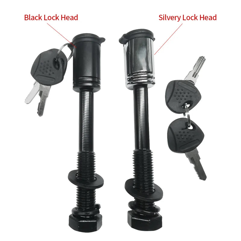 M16 Screw Rod Trailer Lock Pin Heavy Duty Carbon Steel Hitch Pin Anti-Theft Towbar Security Pin for Fixed Trailer Arm Car Parts 3