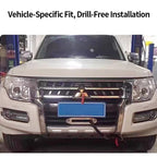 For Mitsubishi Pajero V73 V93 V97 Front Bumper Steel Winch Tray Bracket Winch Frame OEM Refit Parts Trailer Hitch Accessories 3