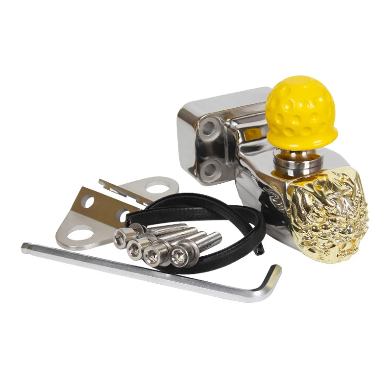 Dragon Mask Stainless Steel Trailer Hook With Trailer Ball for Patrol Y62 Y63 Trailer Hitch Refit Parts Tow Hook Accessories 1