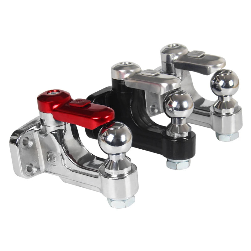 New Universal Detachable Heavy Duty Steel Tow Ball Trailer Hitch Forged Hook Easy Installation 85x45mm Parts Car Accessories 2