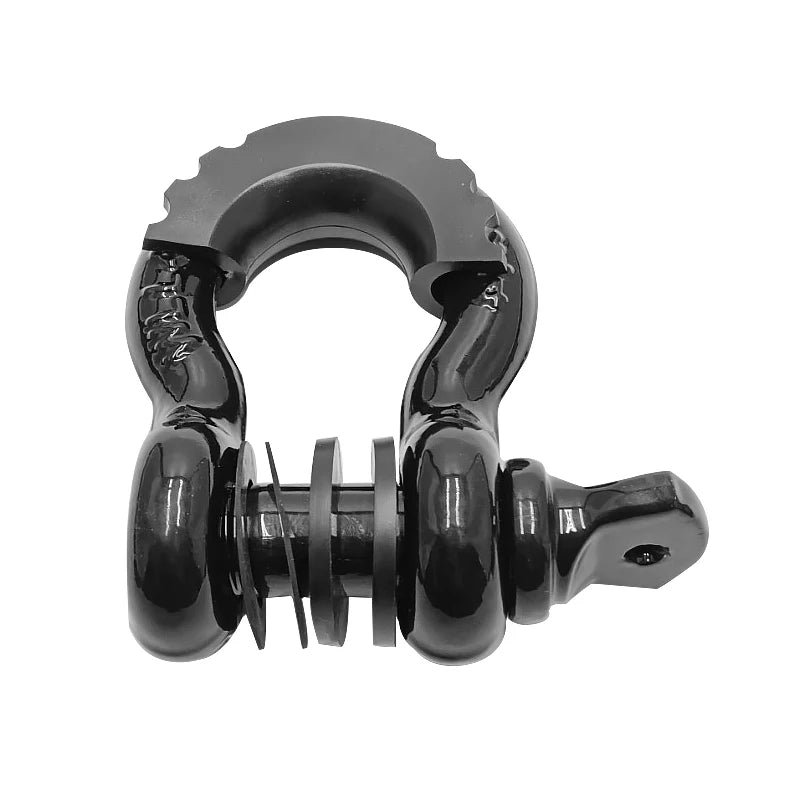 New American Style Forged U-Shaped Heavy Duty Steel Shackle Trailer Hitch Parts Off-Road Refit 10000lbs Capacity Release Buckle 4