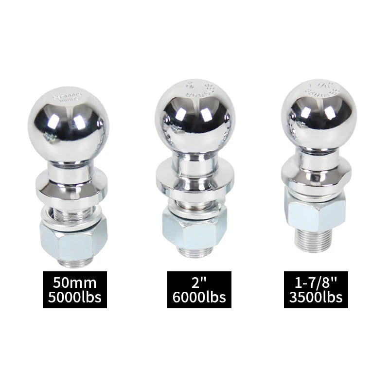 New Solid 50mm High-Strength Steel Trailer Ball Joint Device Trailer Coupling Ball Parts Trailer Hitch Camp Trailer Accessories 6