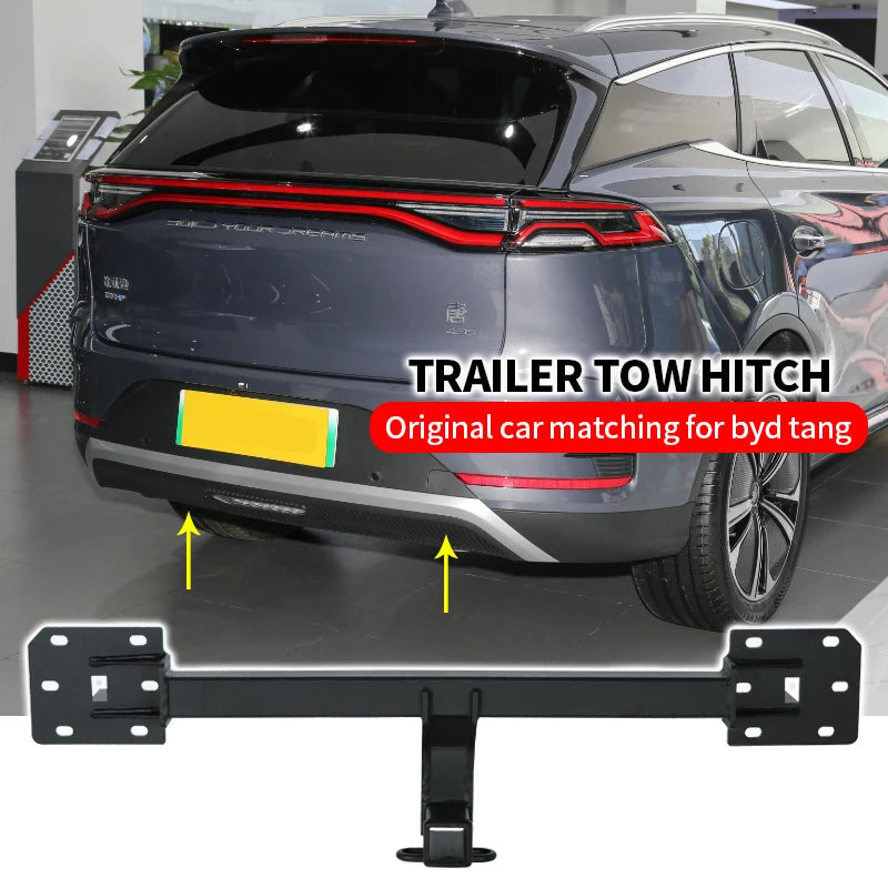 BYD Tang Car Trailer Steel Rear Bumper With 2inch Receiver Customizable Tow bar Hook Trailer Hitch Camp Trailer Car Accessories 3