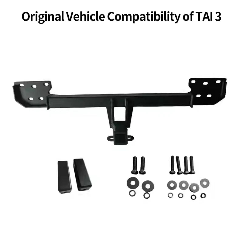 For BYD Equation Leopard Tai 3 Steel Trailer Rear Bumper Parts Car Tow bar Towing Hook Vehicle Trailer Hitch Accessories Caravan 3