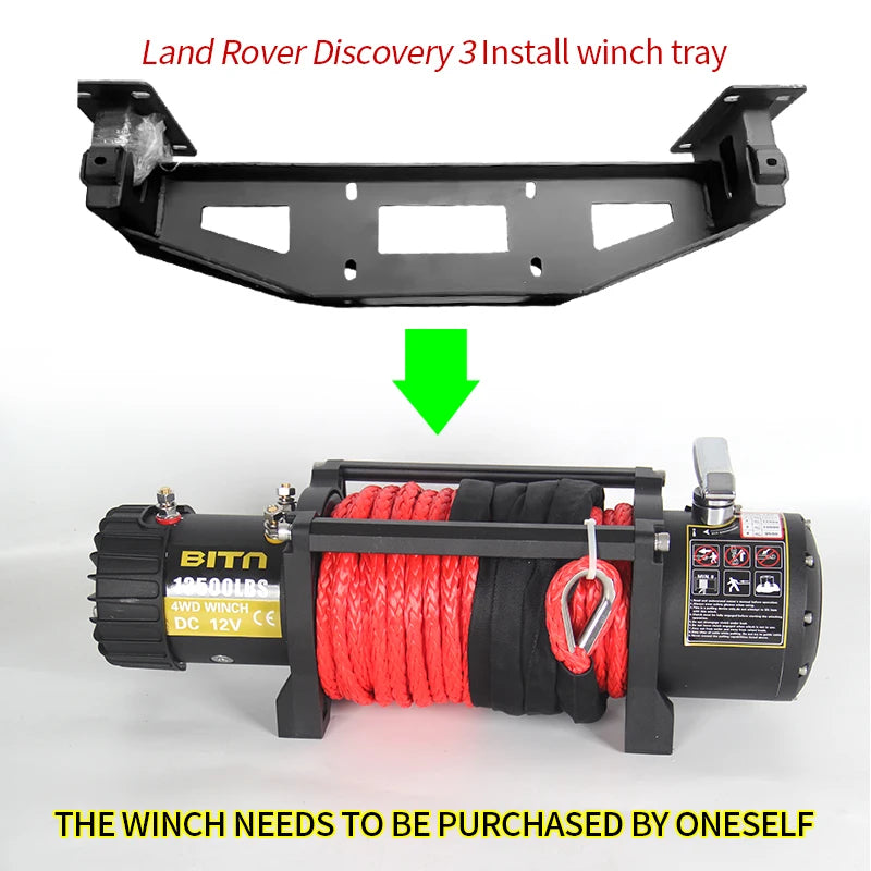 For Land Rover Discovery 3 Discovery4 Winch Tray Bracket Parts Winch Mounting Rack Holder Trailer Hitch Winch Cradle Accessories 3