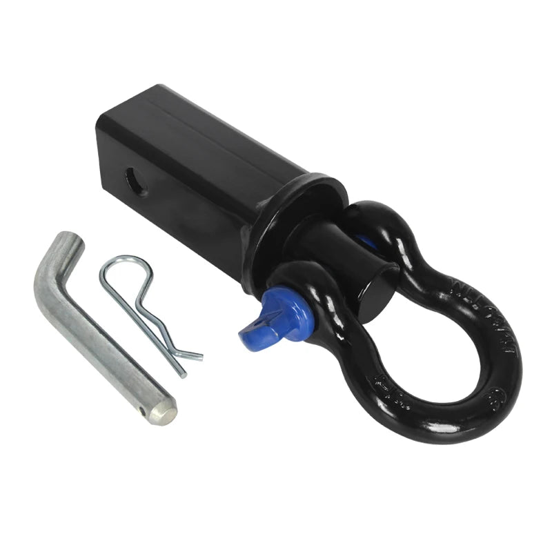 10000LBS Trailer Hitch With 3/4 Rotatable Shackle Arm for 2inch Receiver Car Rear Bumper Pintle Tow Hook Off-road Accessories 1