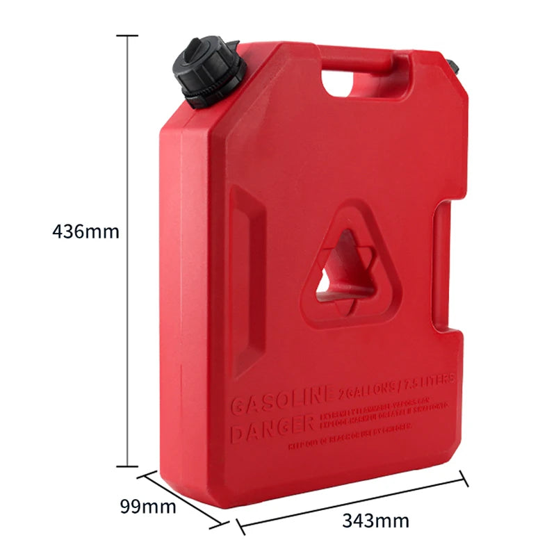 Portable Anti-Static Explosion-Proof 7.5L Oil Drum 2 Gal Outdoor Water tank Car Spare Trailer Hitch Camp Trailer Accessories 3