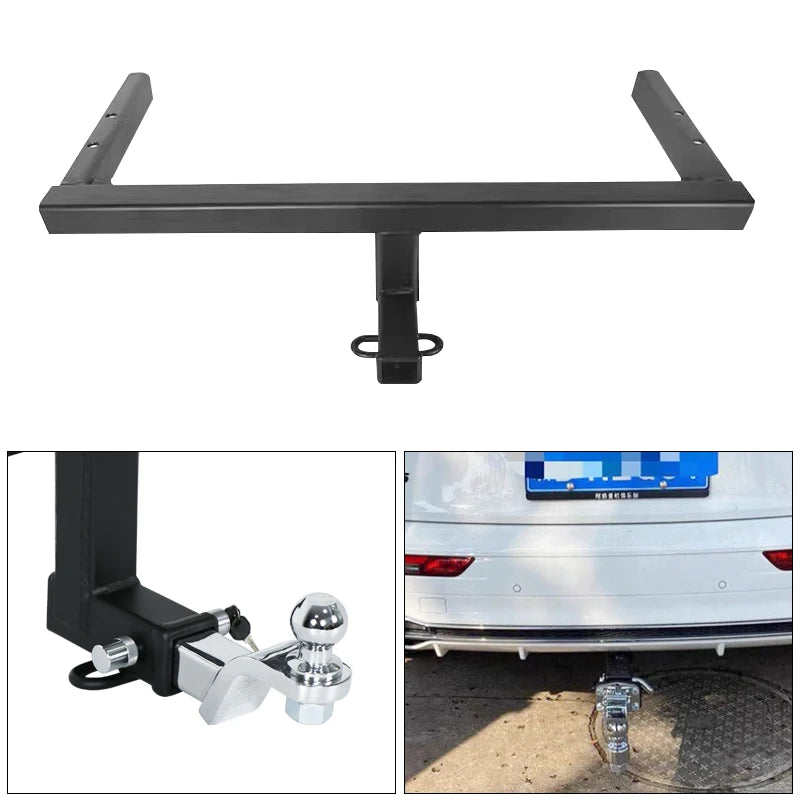 For Audi Q5 Suv Trailer Steel Rear Bumper Parts Car Tow bar Towing Hook Vehicle Trailer Hitch Accessories Coupling Caravan 3
