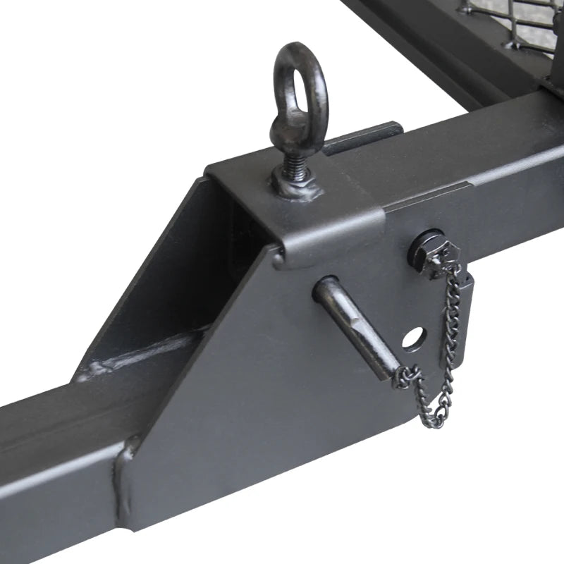 Enlarge Style Foldable Rear Luggage Basket 5X5cm Square Mouth Luggage Rack Cargo Carrier Trailer Hitch Camp Trailer Accessories 4