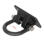 Heavy Duty Steel Black Mounted Rear Tow Hook Shackle Fits for SUV JL/JK Rescue Trailer Hitch Parts & Car Accessories 2