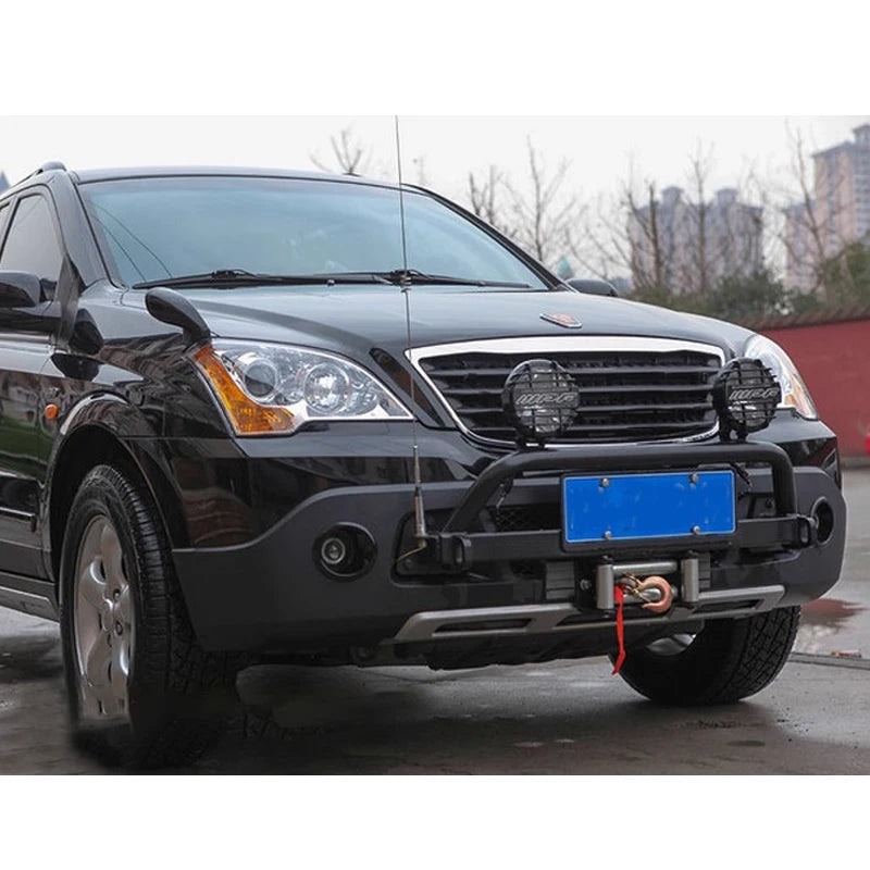 For ROEWE W5 RX8 Steel Winch Tray Bracket Front Bumper Winch Mounting Rack Holder Trailer Hitch Winch Frame Car Accessories 6