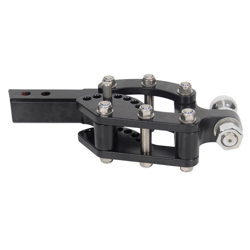 Black Adjustable RV Outdoor Trailer Hitch Ball Mount Rescue Car Accessories With Easy-to-Adjust Arm Ball Refit Tow Hook Parts 4