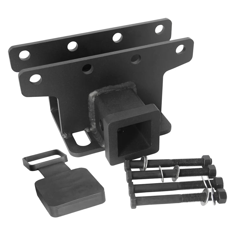 New Square Mouth Base Car Trailer Rear Bumper for Jeep 2019-23 Gladiator JT Parts Tow bar Towing Hook Vehicle Hitch Accessories 1