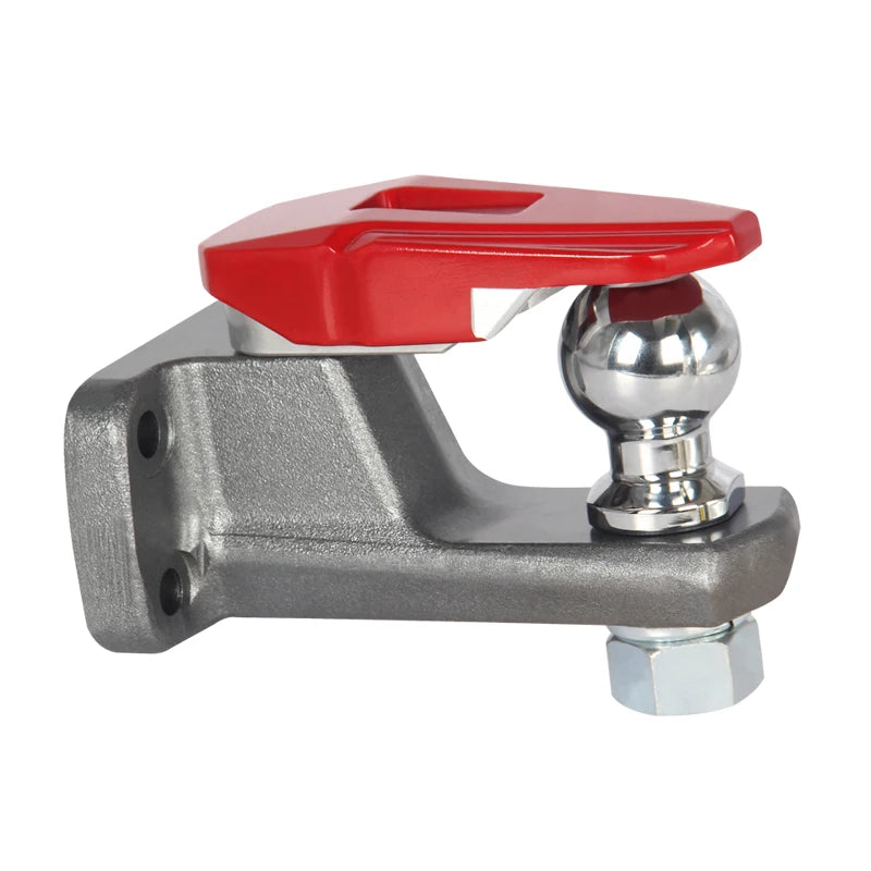 Universal Model Towing Refit Parts 85x45mm Install Hole of Rear Bumper 2inch 6000lb Ball Tow Hook Trailer Hitch Accessories 6
