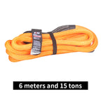 30MM Nylon Kinetic Rope Length 6M Load Capacity 15Ton Offroad Towing Trailer Hitch Camp Trailer Accessories Tow Hook 2