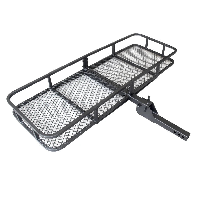 Enlarge Style Foldable Rear Luggage Basket 5X5cm Square Mouth Luggage Rack Cargo Carrier Trailer Hitch Camp Trailer Accessories 1