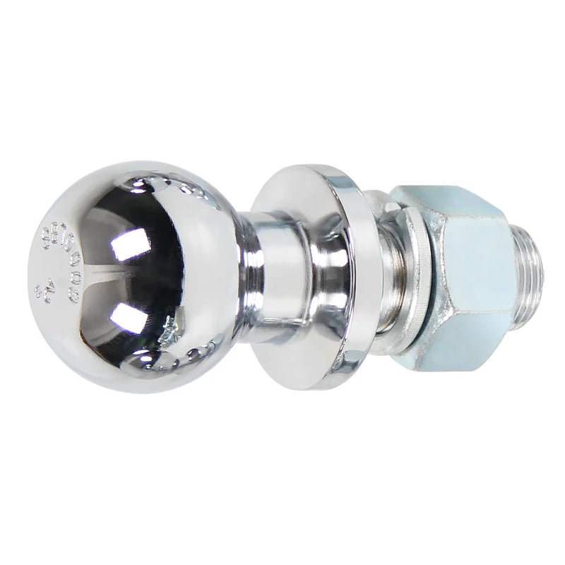 2Inch and 50mm Plated Chrome Trailer Ball for Towing-Premium Trailer Parts Trailer Hitch Camp Trailer Car Accessories Tow Hook 2