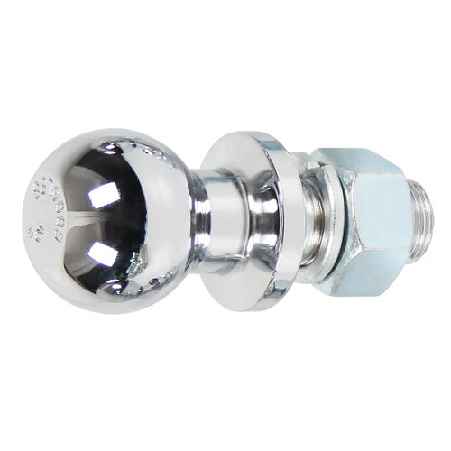 2Inch and 50mm Plated Chrome Trailer Ball for Towing-Premium Trailer Parts Trailer Hitch Camp Trailer Car Accessories Tow Hook 2