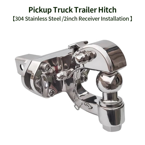 304 Stainless Steel More Style Towing Arm for Rear Bumper 2inch Receiver Trailer Hitch Offroad Refit Parts Car Accessories 1