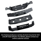 For Mitsubishi Leopaard Feiteng Black King Kong Steel Winch Tray Bracket Trailer Hitch Car Winch Cradle Accessories Rack Holder 6