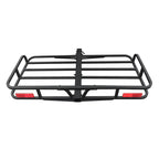 Hollow Foldable Rear 2inch Receiver Outdoor Travel Luggage Frame Kit Trailer Basket Rack Trailer Hitch Camp Trailer Accessories 1