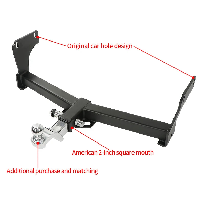 For Jeeo Grand Cherokee LIMITED SUV Steel Trailer Rear Bumper Parts Car Tow bar Towing Hook Vehicle Trailer Hitch Accessories 4