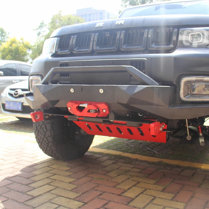 Forged Winch Hook 19000LBS Winch Rope Guide and Trailer Hitch 7075 Aluminum Towing Hook Parts Winch Fairlead Car Accessories 5