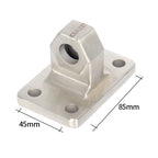 Stainless Steel Creative Base With 7075 Aluminum Alloy Sheep Horn Tow Hook Trailer Hitch Modified Accessories 2