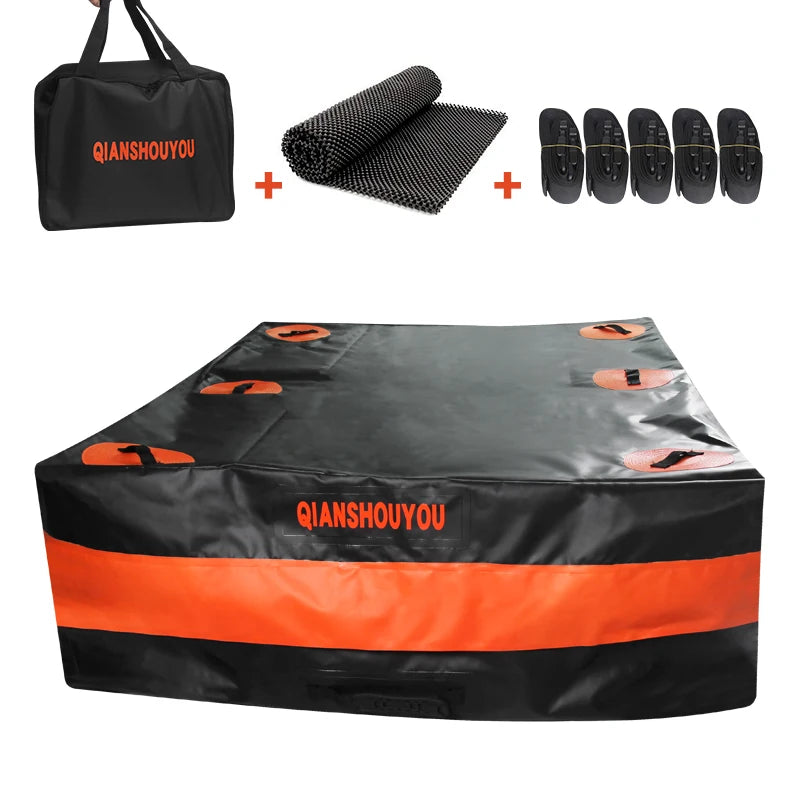 High-Capacity 500D PVC Waterproof Roof Carrier Bag Large 750L Car Rooftop Cargo for Trailer Parts & Accessories 1