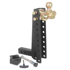 Adjustable 14" Trailer Arms 15000lbs Tri Ball Trailer Hitch Device Dragging Multiple Sizes Available-Tow Hook Parts Accessories 1