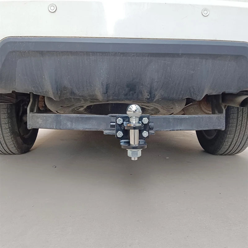 Caravan Trailer Hitch Accessories 50mm Steel Ball Mount Tow Hook Direct Insertion Type Towing Hitch for Trailer RV Refit Parts 5