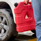 New High Quality Red 2.5 Gallon 9.6L PE Material Plastic Oil Drum Outdoor Water Tank Trailer Hitch Parts 3