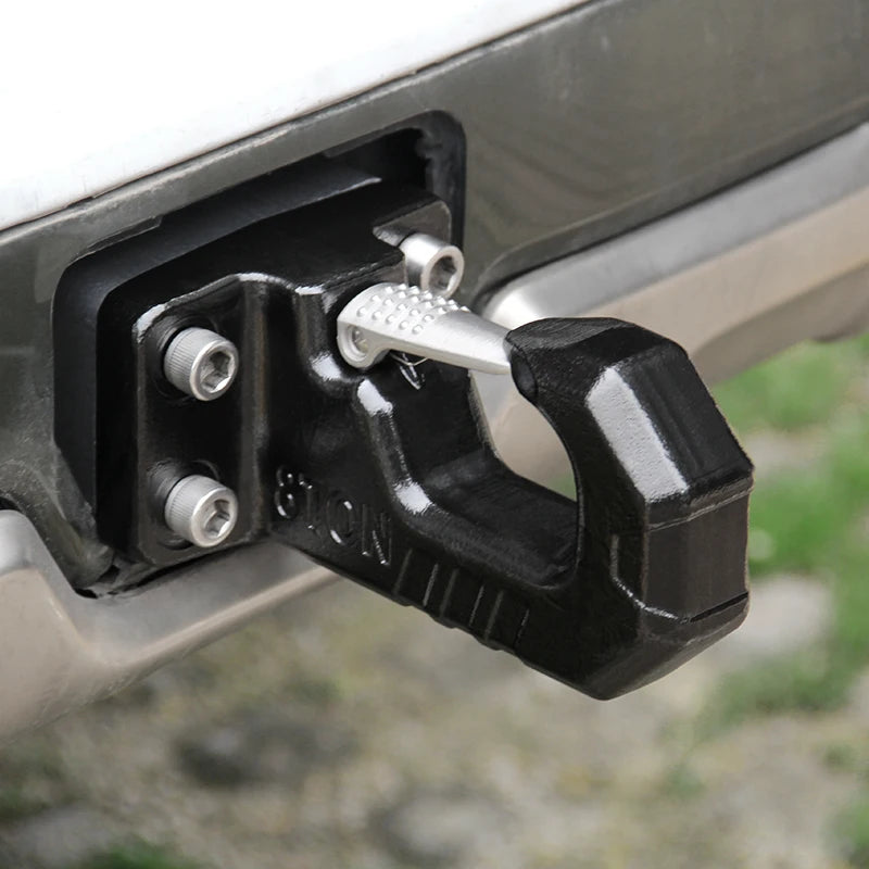 Scorpion Tail Design 8T Heavy Duty Black Forged Towing Hook Pintle Hook for Trailer Hitch Trailer Parts & Accessories 2