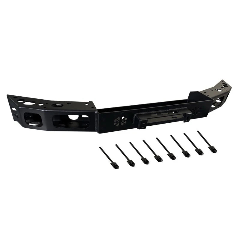 For Prado LC250 Front Bumper Steel Winch Tray Bracket Parts Winch Mounting Rack Holder Trailer Hitch Winch Cradle Accessories 3