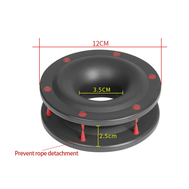 Aluminium Alloy Forging Pulley Off Road Rescue Rescue Pulley Rope Gear Guide Pulley 2