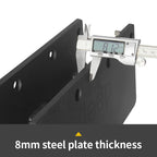 New Square Mouth Base Car Trailer Rear Bumper for Jeep 2019-23 Gladiator JT Parts Tow bar Towing Hook Vehicle Hitch Accessories 4