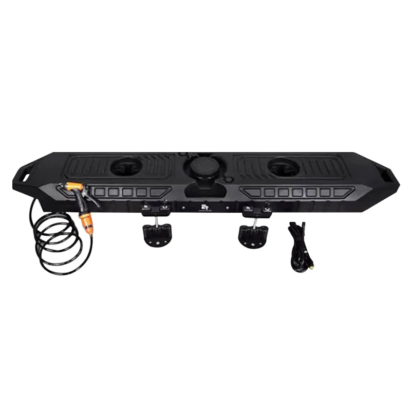 30L Pressurized Outdoor Camping Water Tank Three Color for Chose Shower Car Wash Off-Road Trailer Hitch Parts Car Accessories 4