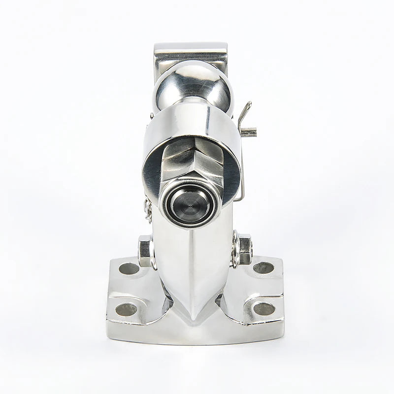 8Ton Stainless Steel Trailer Hook and 85x45mm Install Hole Pintle Tow Hook Parts High Quality Trailer Hitch Ball Accessories 5