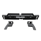 Steel Black Winch Tray Bracket for Rui Mai Ling Tuo D-MAX Winch Mounting Rack Holder Front Bumper Frame Trailer Hitch Parts 1