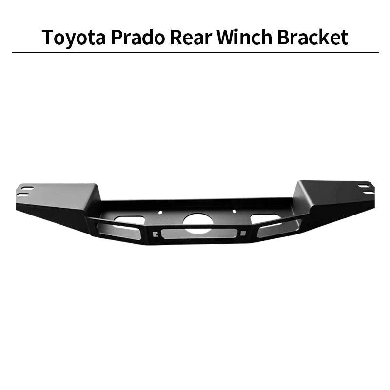 For Toyota Prado LC120/150 Rear Bumper Steel Winch Tray Bracket Parts Trailer Hitch Winch Mounting Rack Holder Accessories 3