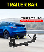 For Tesla 2020-2023 Model Y Steel Trailer Rear Bumper Coupling Parts Car Tow bar Towing Hook Vehicle Trailer Hitch Accessories 2