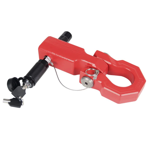 15Ton 40CR Steel Towing Shackle Trailer Arm Square Tube Trailer Refit Parts Tow Hook Trailer Hitch Camp Trailer Car Accessories 2