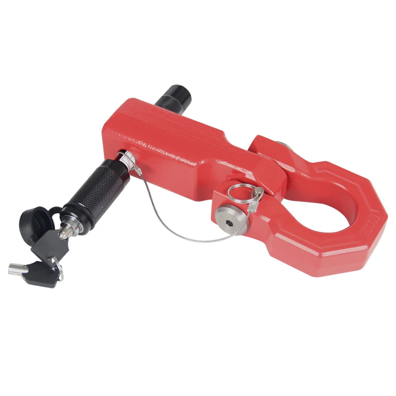 15T/33000lb Solid 40CR Steel Trailer Arm Hook, Off Road Modification Trailer Hitch Device Car Accessories,Tow Hook 2