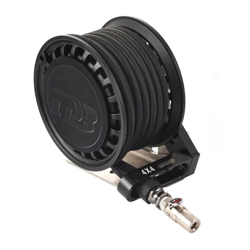 4x4 Offroad Automatic Retract Air Hose Reel Stainless Steel Bracket Universal Parts for Tire Inflation High-Pressure Car Wash 5