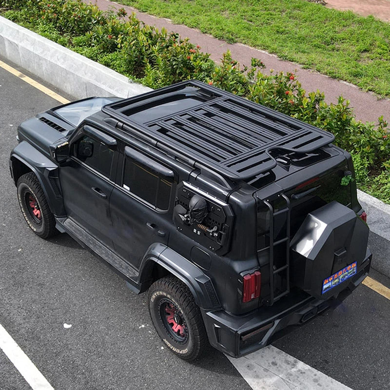 Tank Series JETOUR Traveler BJ30/40 Car Roof Platform Aluminum Alloy Tray Roof Rack Platform Trailer Hitch Flat Roof Rack Parts 2