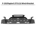 Front Bumper Steel Winch Tray Bracket for Ford F150 Raptor 3.5T Raptor 6.2L Winch Frame Mounting Rack Holder Trailer Hitch Parts 1